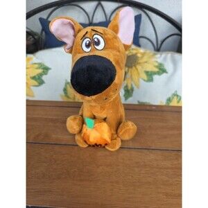 8” SCOOBY DOO Halloween Animated Dancing Plush w Pumpkin Tested Gemmy Plush Toy